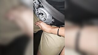 Giving Him An Extra Hand While He Drives